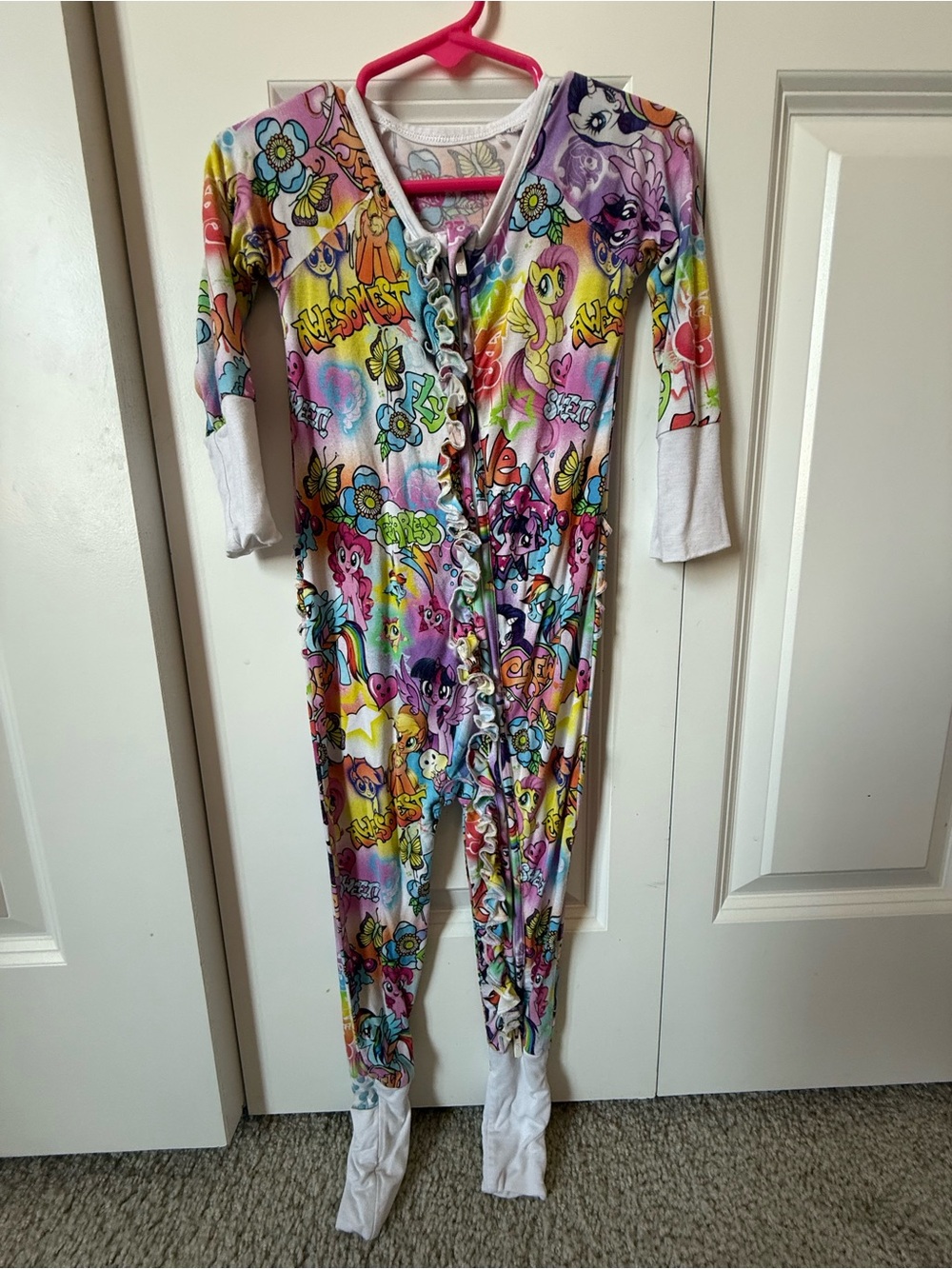2T one piece pajamas: My Little Pony